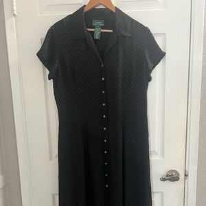 Amazing 90s Lauren by Ralph Lauren Maxi Button Down Dress